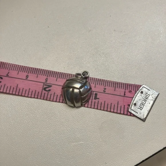 James Avery Silver Volleyball Charm - Picture 6 of 7